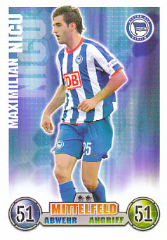 Maximilian Nicu Hertha Berlin 2008/09 Topps MA Bundesliga #11